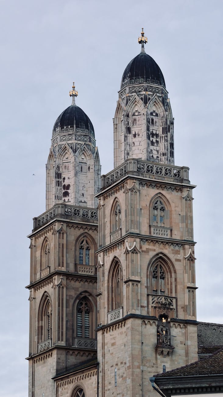 facade of grossmuster in zurich