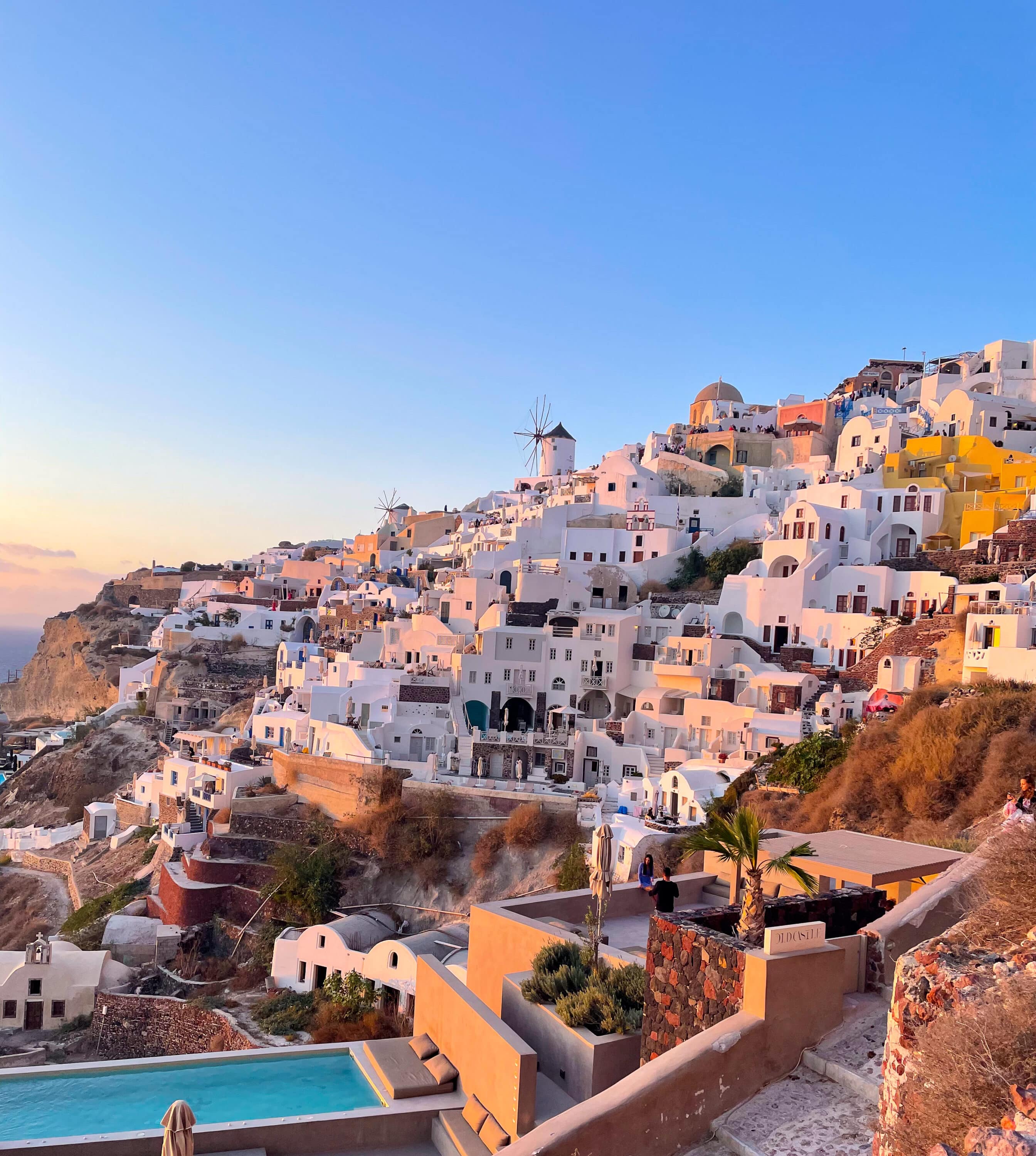 sunset Oia Santorini