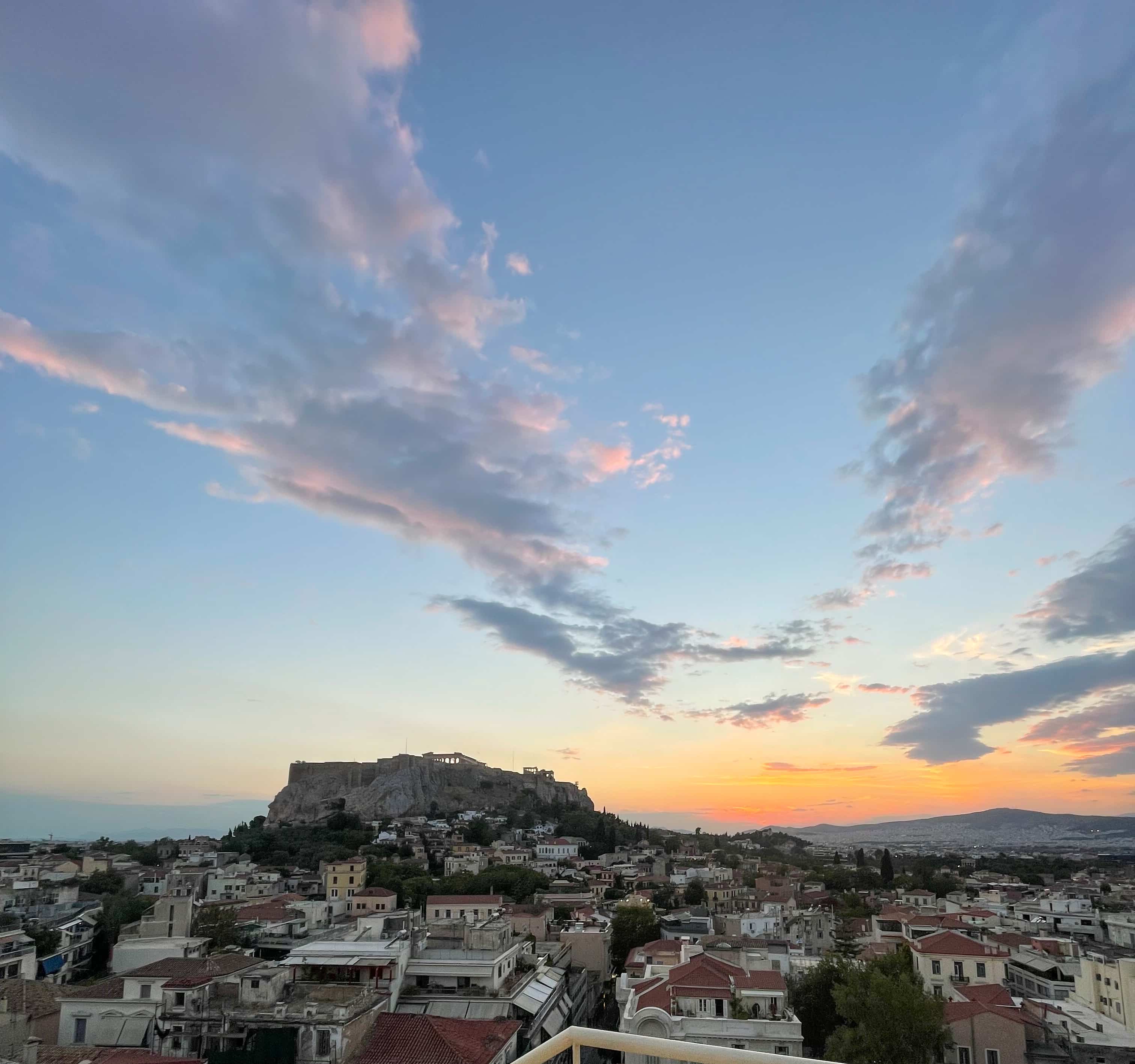 Acropolis sunset