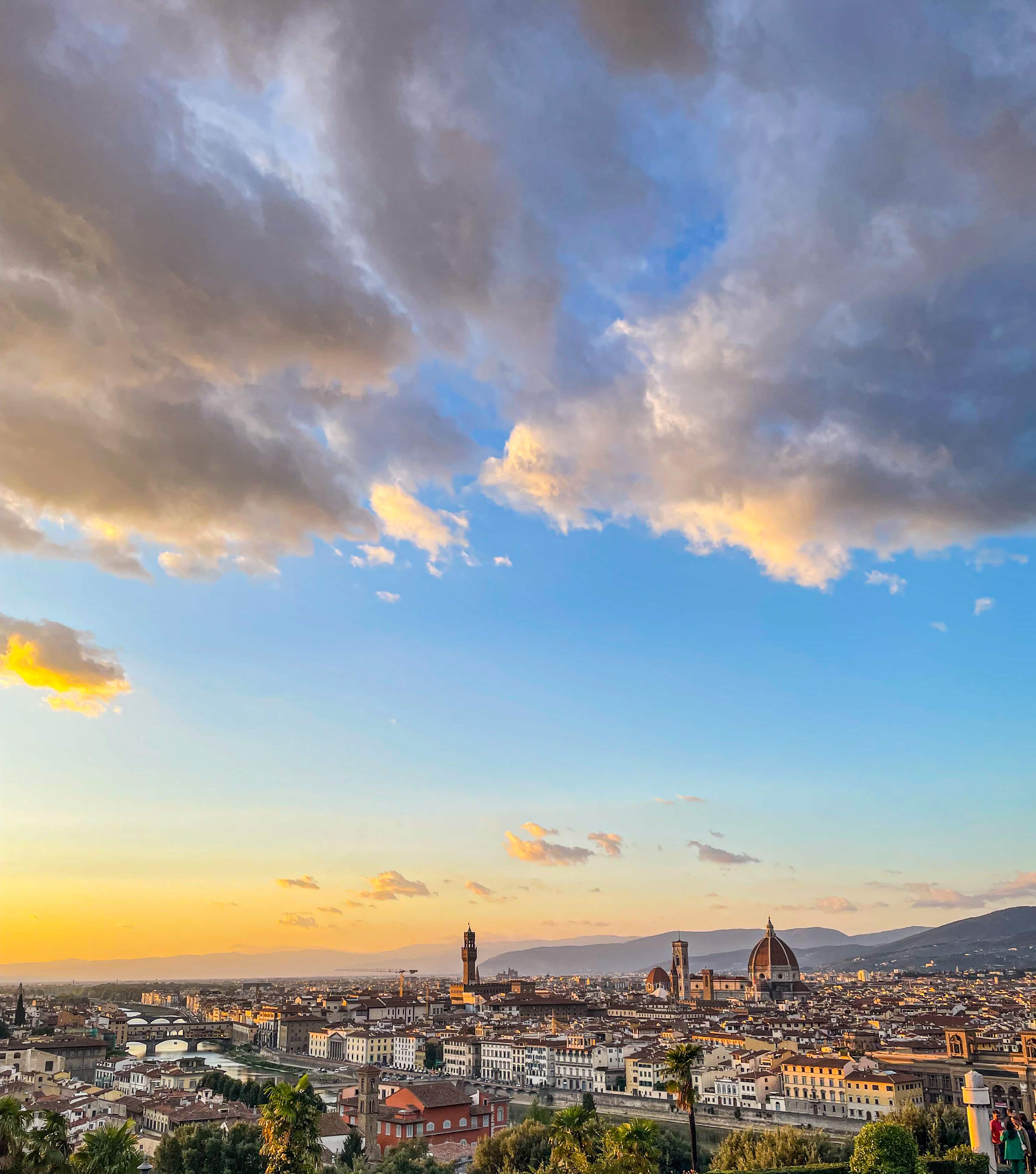 piazzale michelangelo sunset