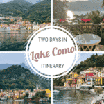 2 days in lake como