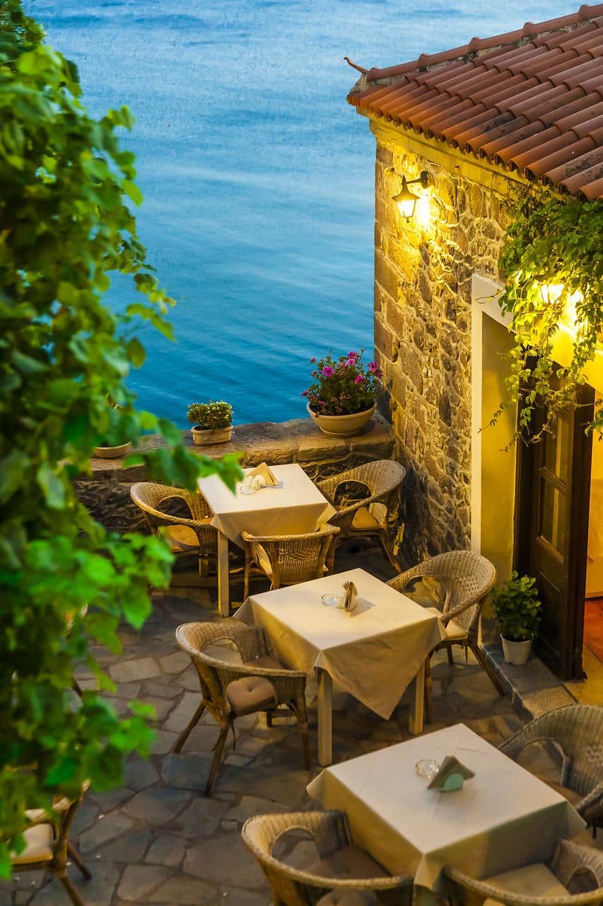 restaurant, food, table