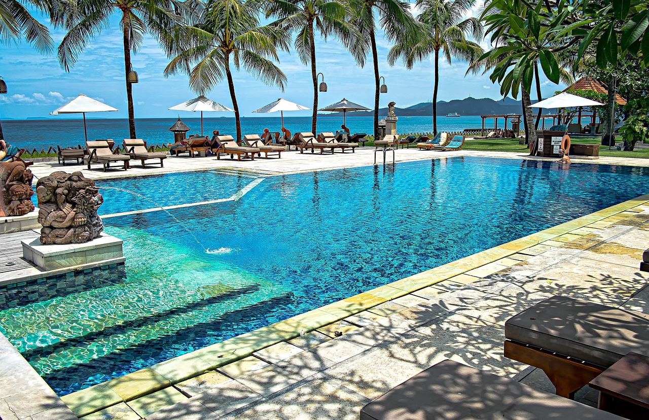 swimming, pool, exotic