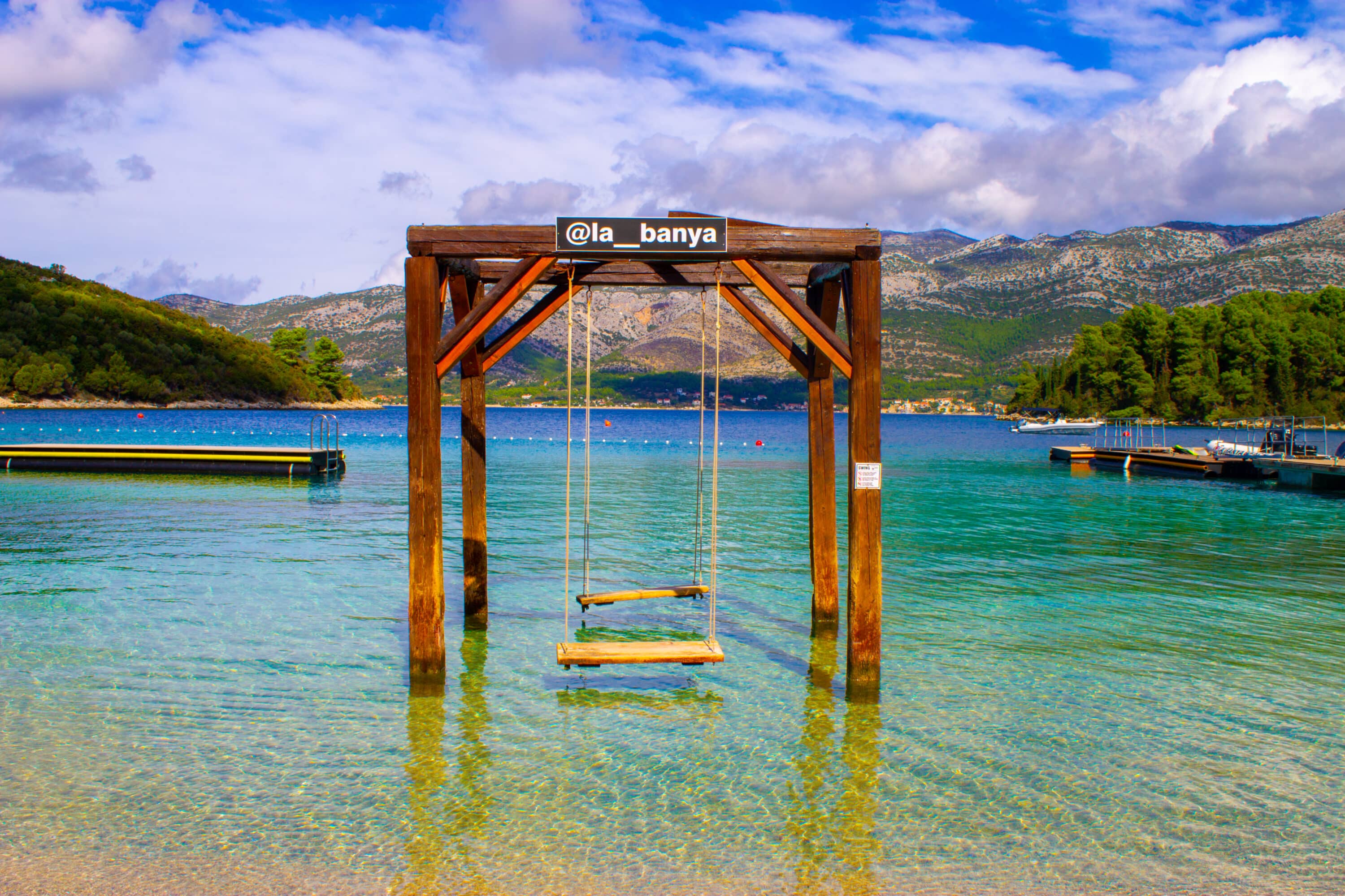 La Banya Korčula swing