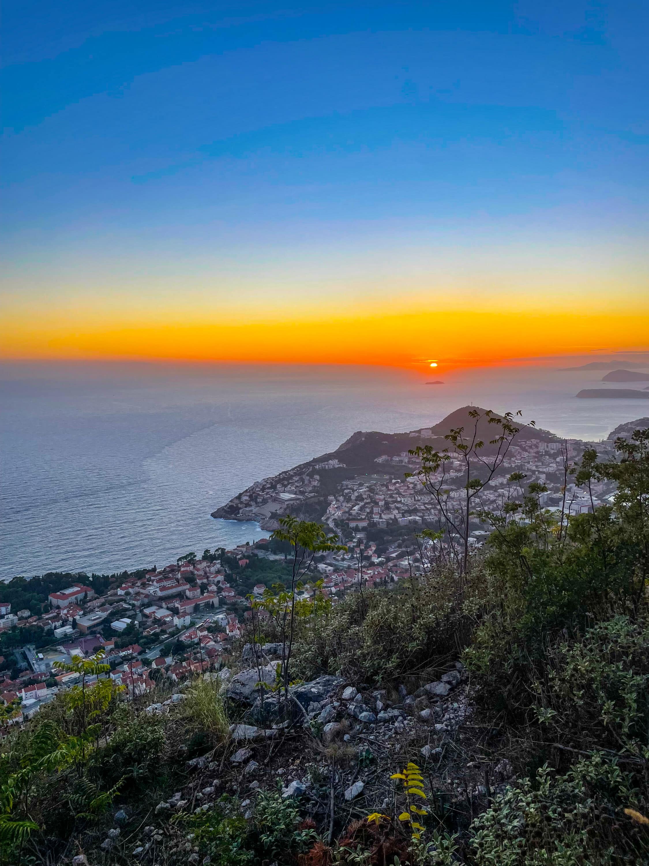 sunset Dubrovnik 