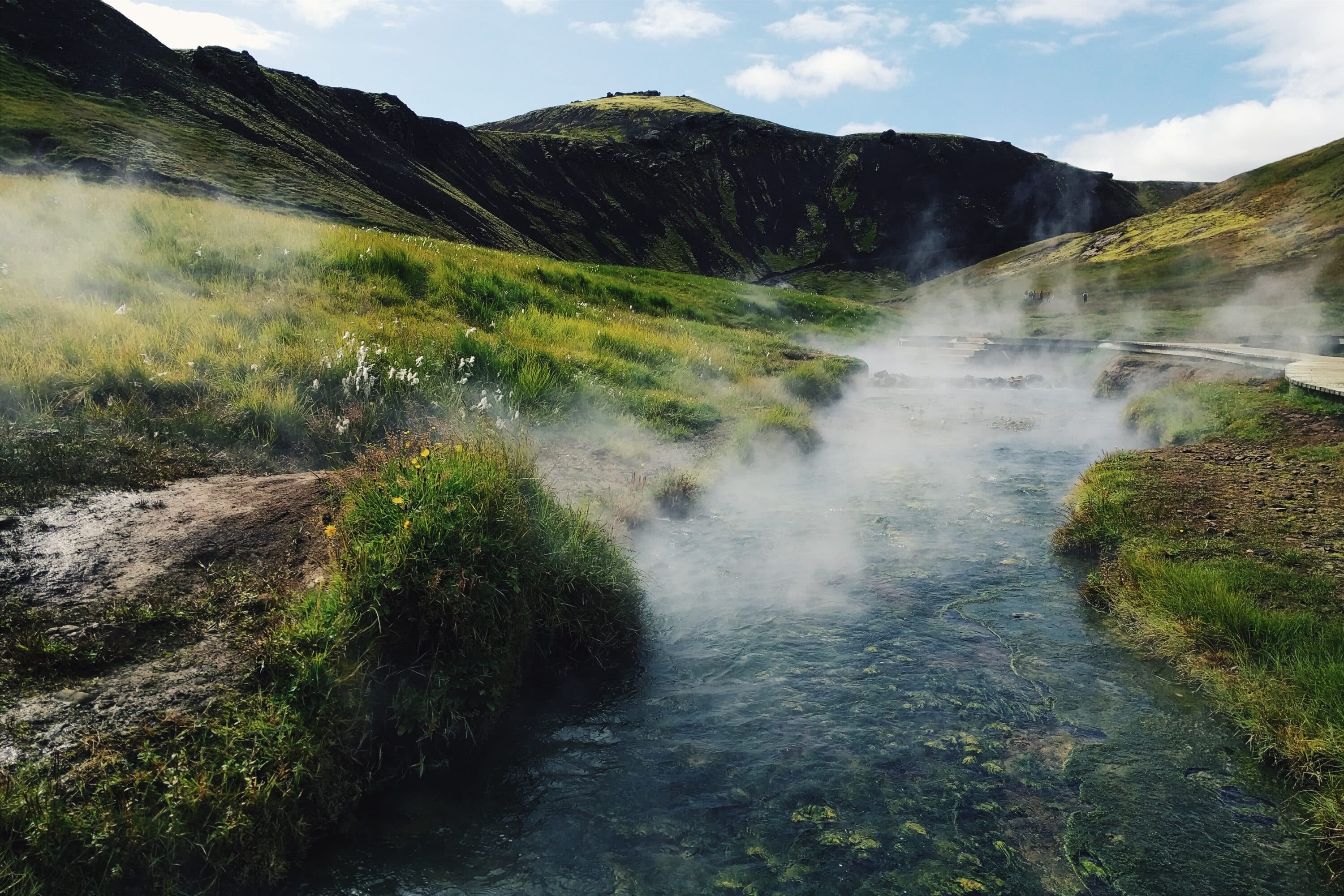 Reykjadalur Hot Spring Thermal River