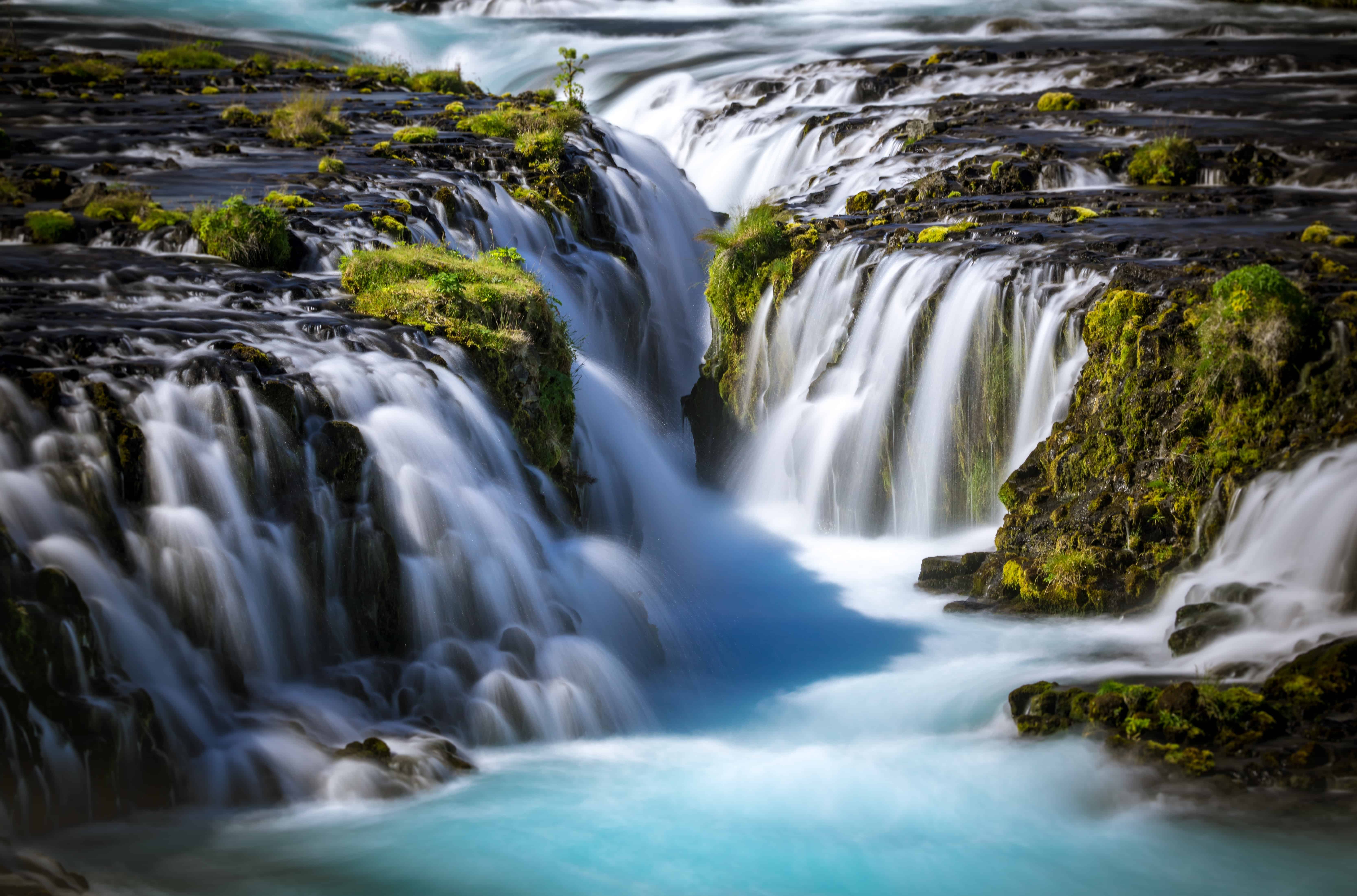 Brúarfoss Waterfall