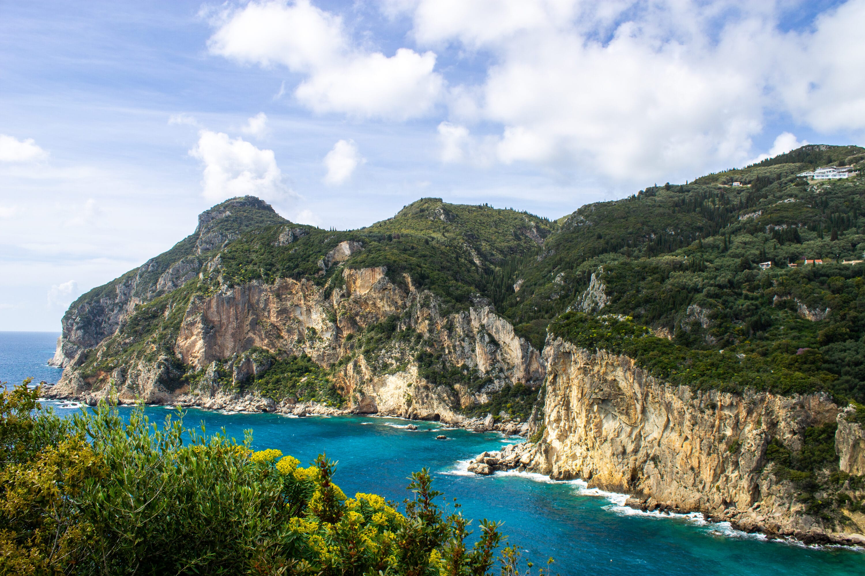 Paleokastritsa viewpoint Corfu