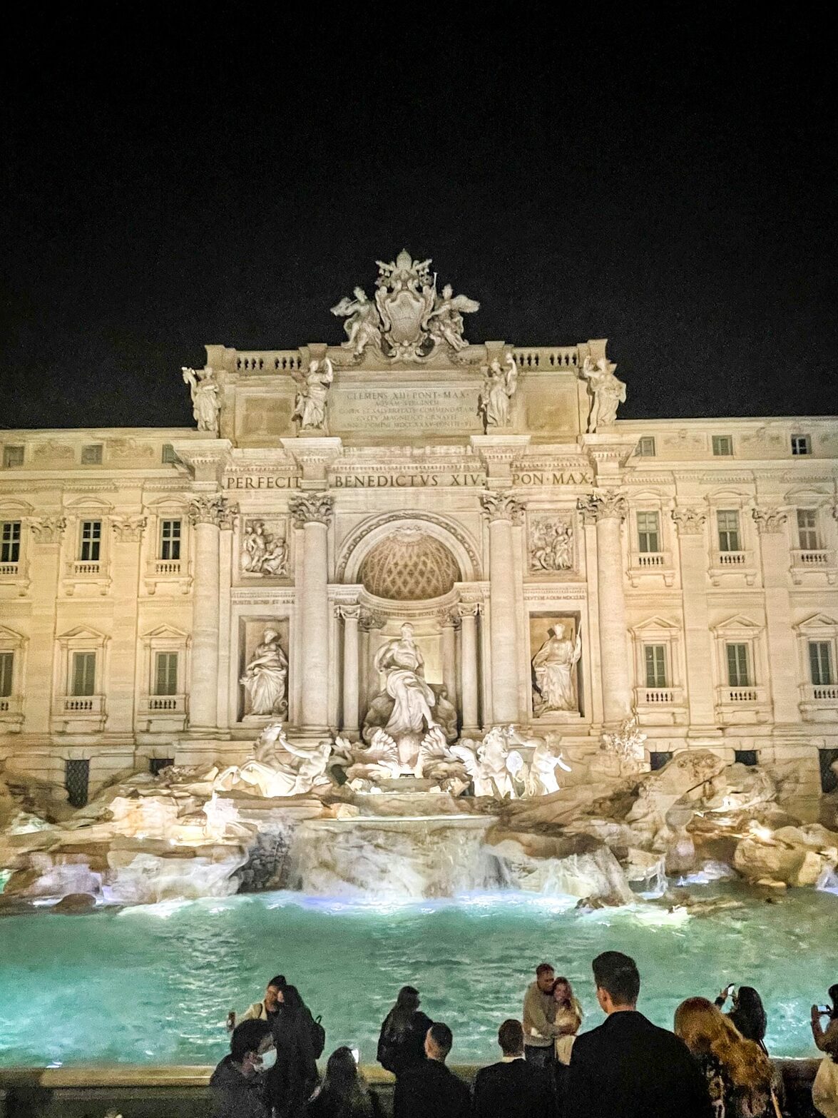 Trevi Fountain at night