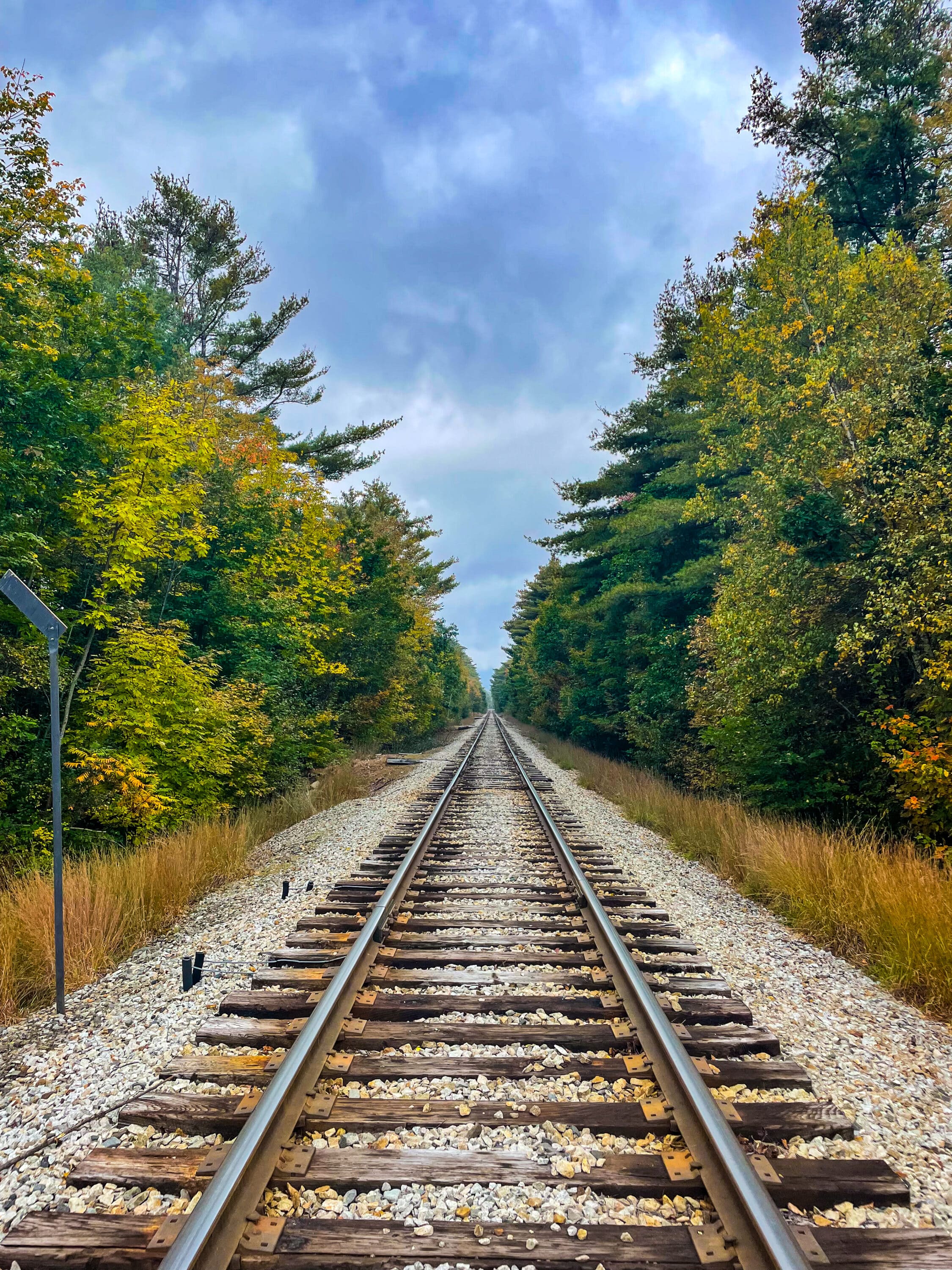 new hampshire railroad tracks fall