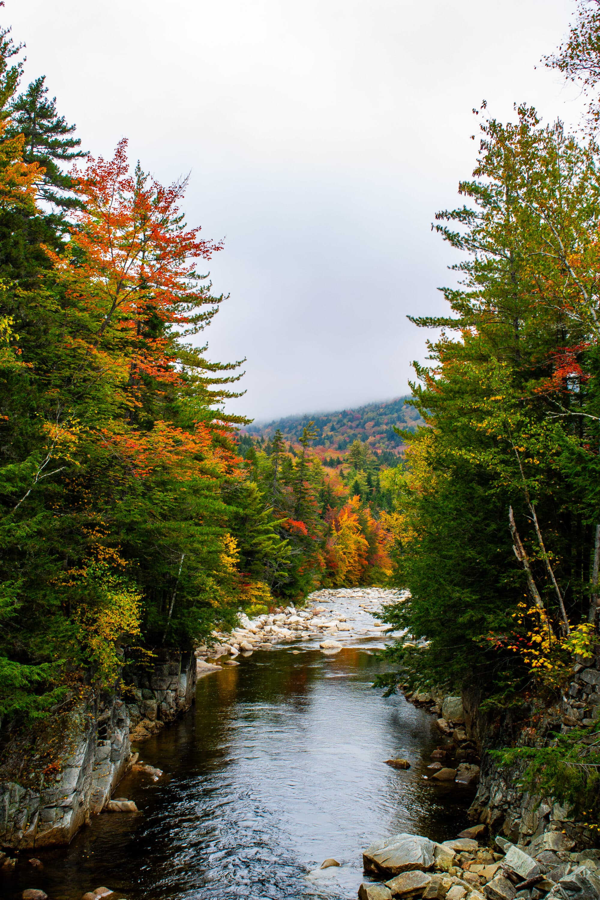 rocky gorge kancamagus lookout