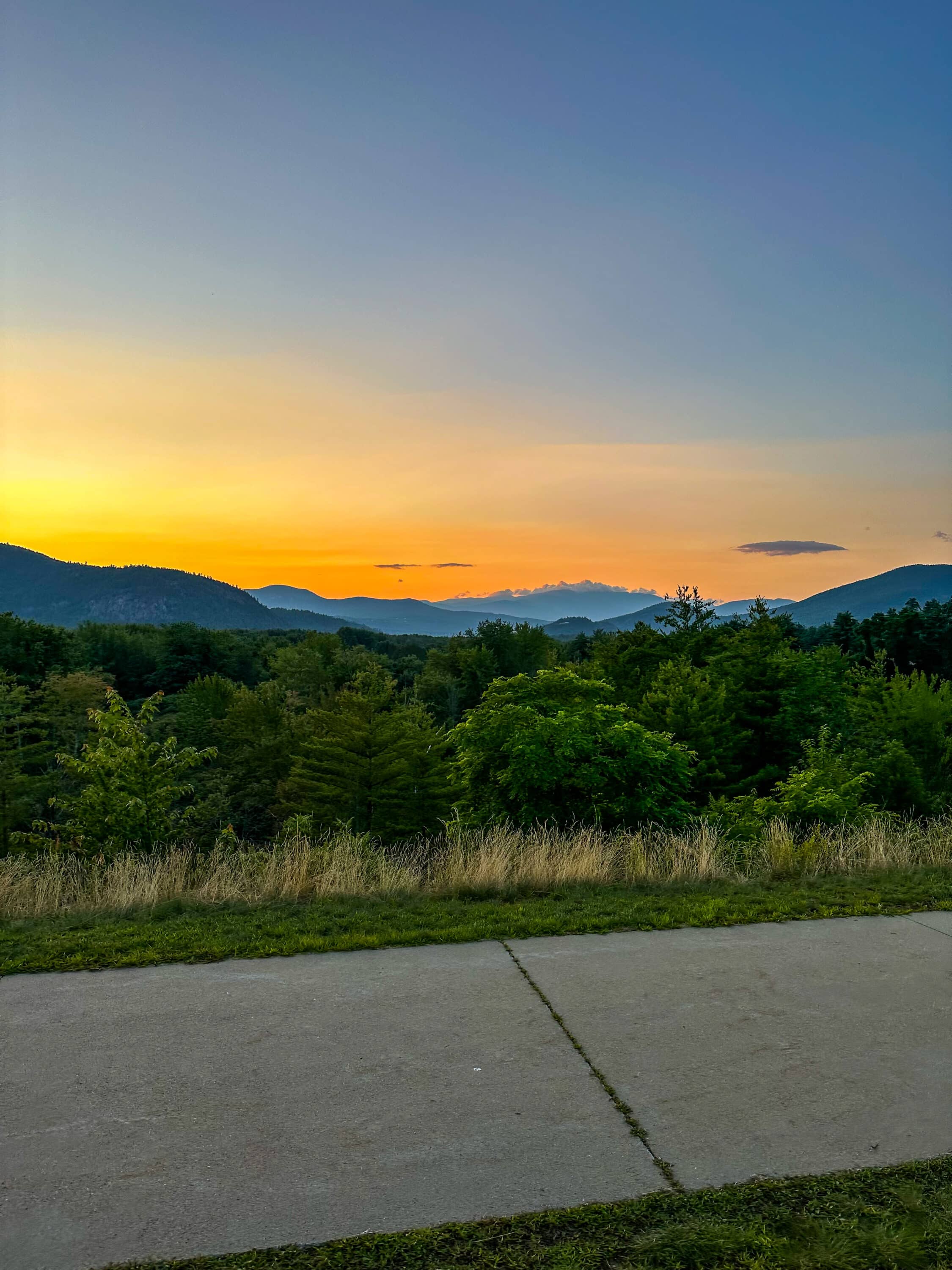 sunset north conway