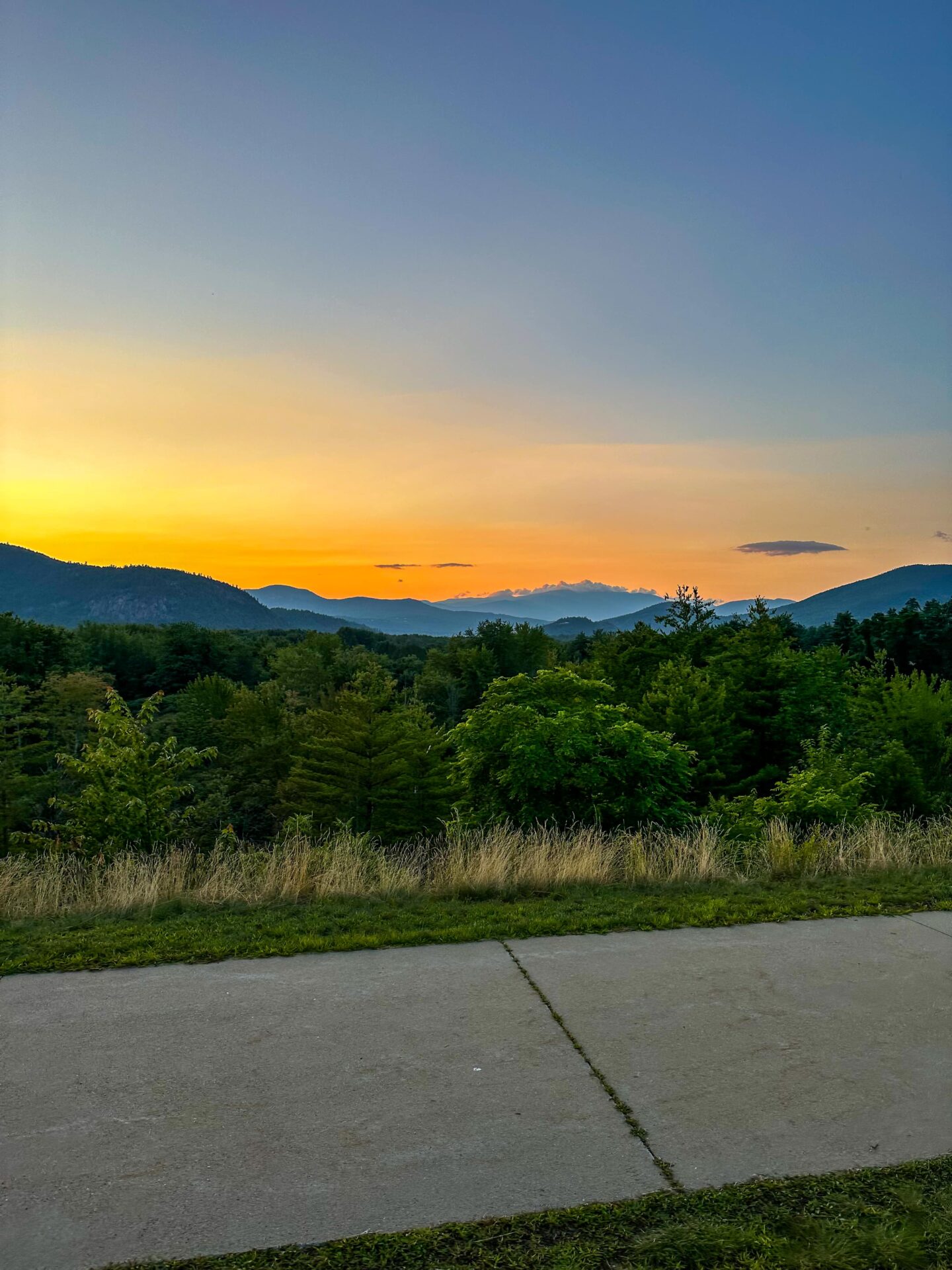 sunset north conway