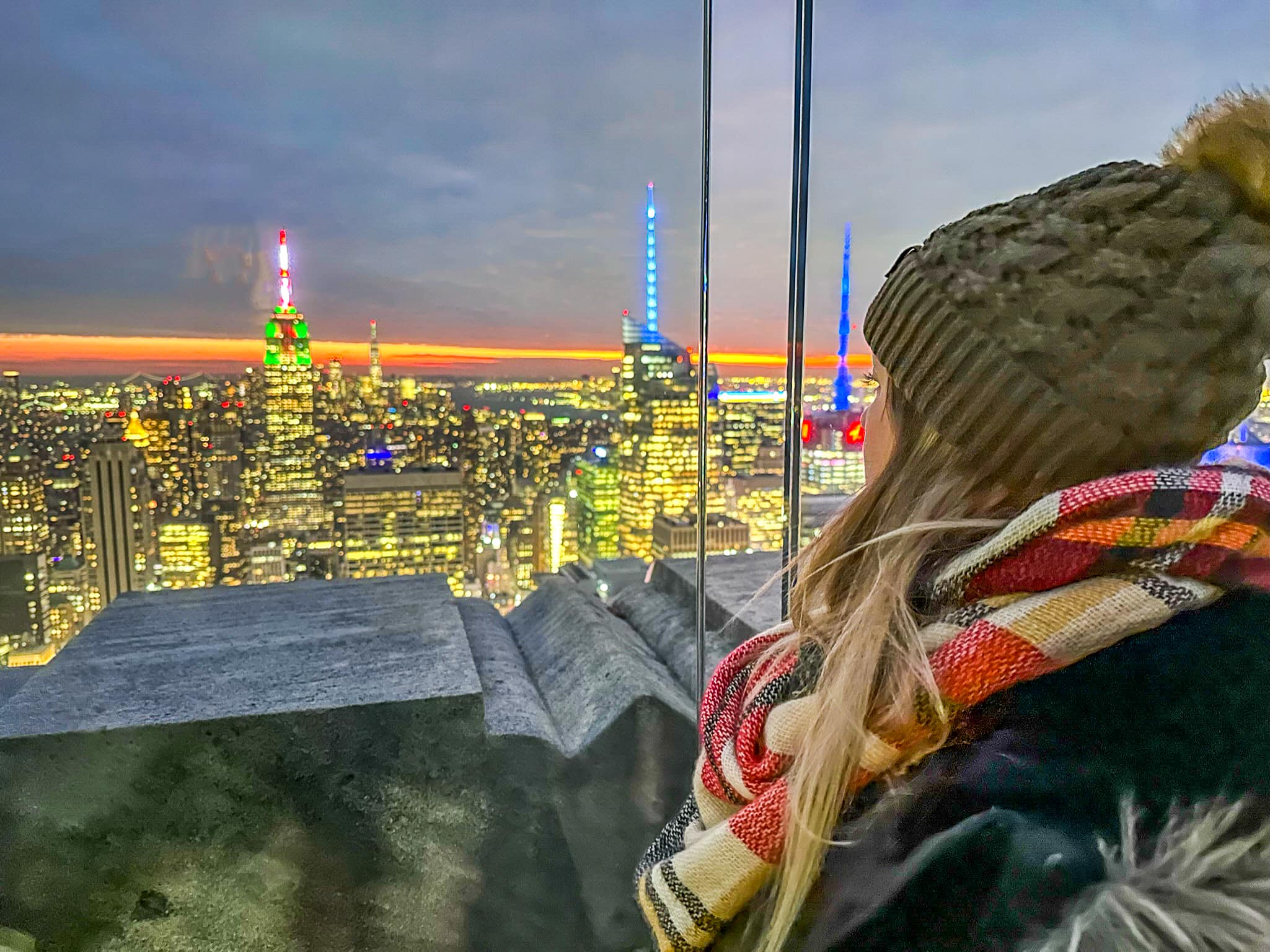 top of the rock nyc night
