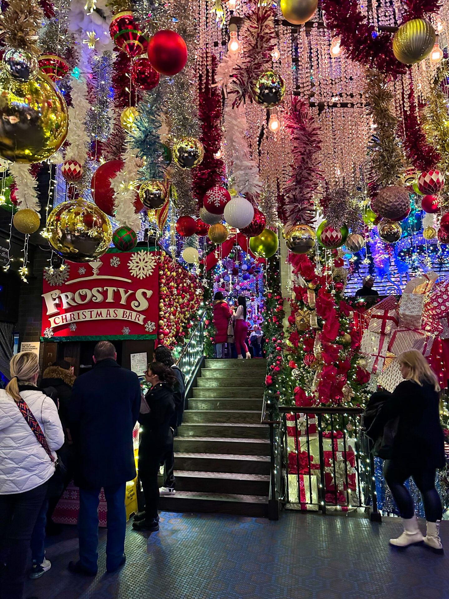 frosty's christmas bar NYC