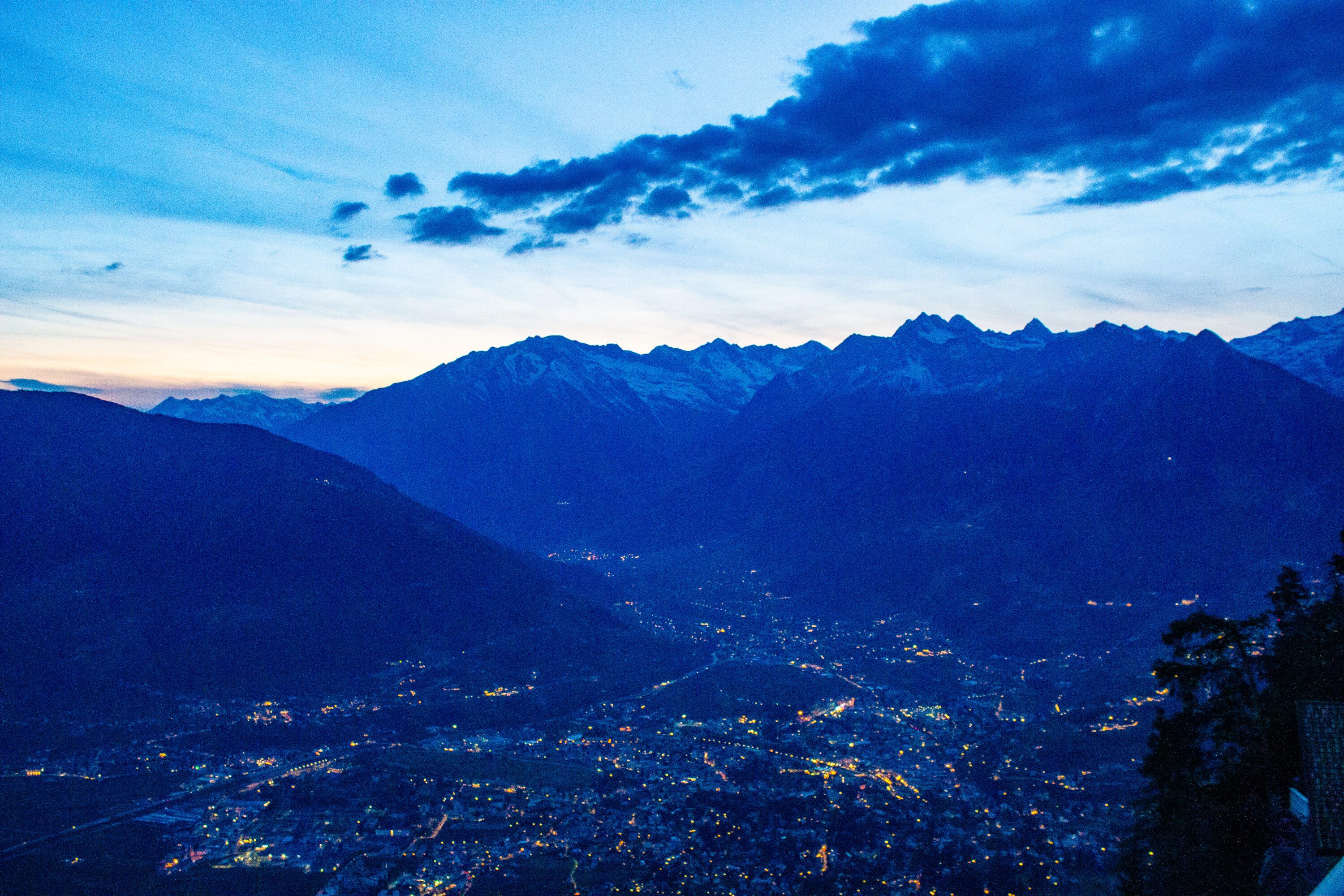 dolomites twilight