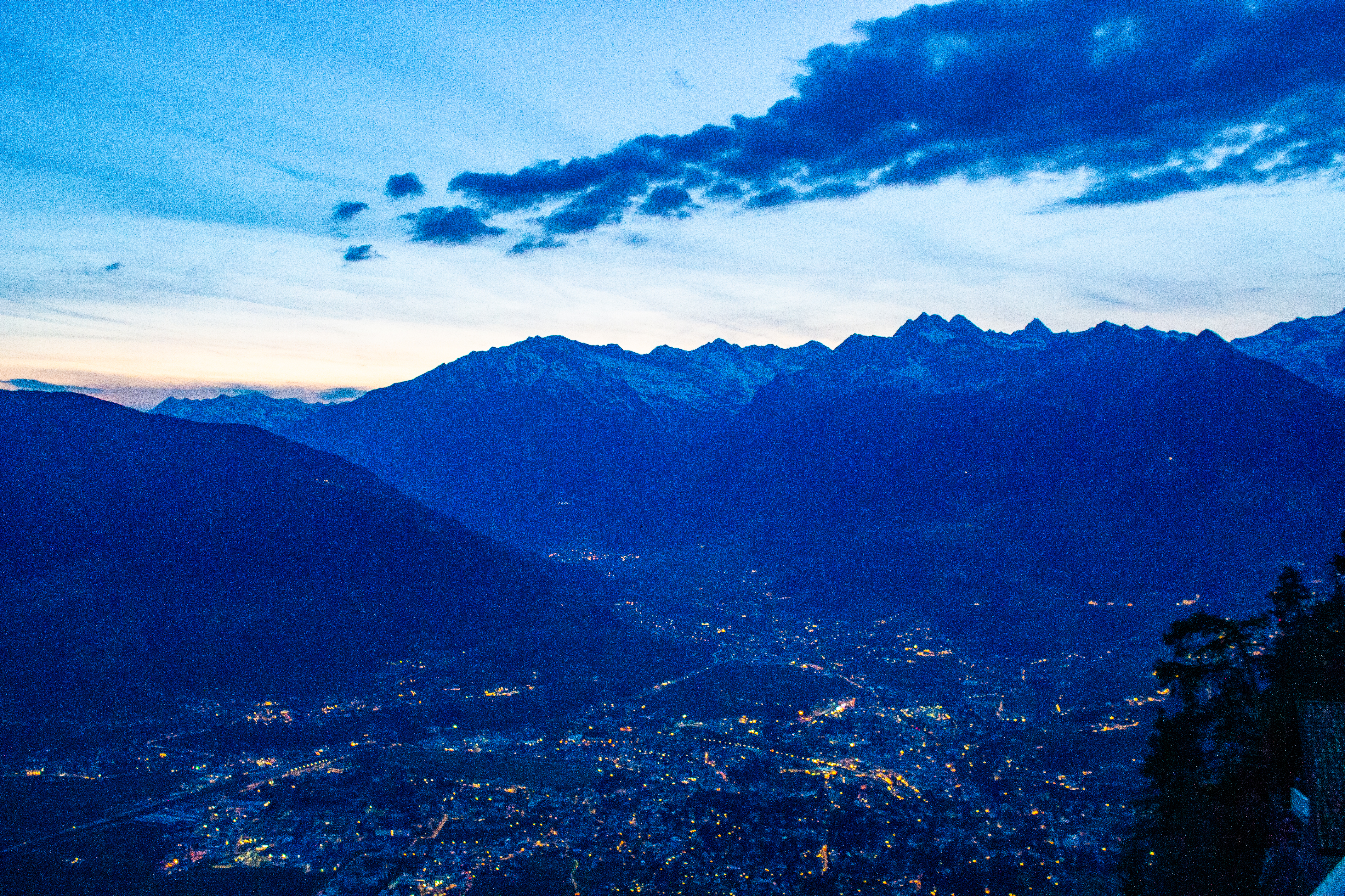 dolomites twilight