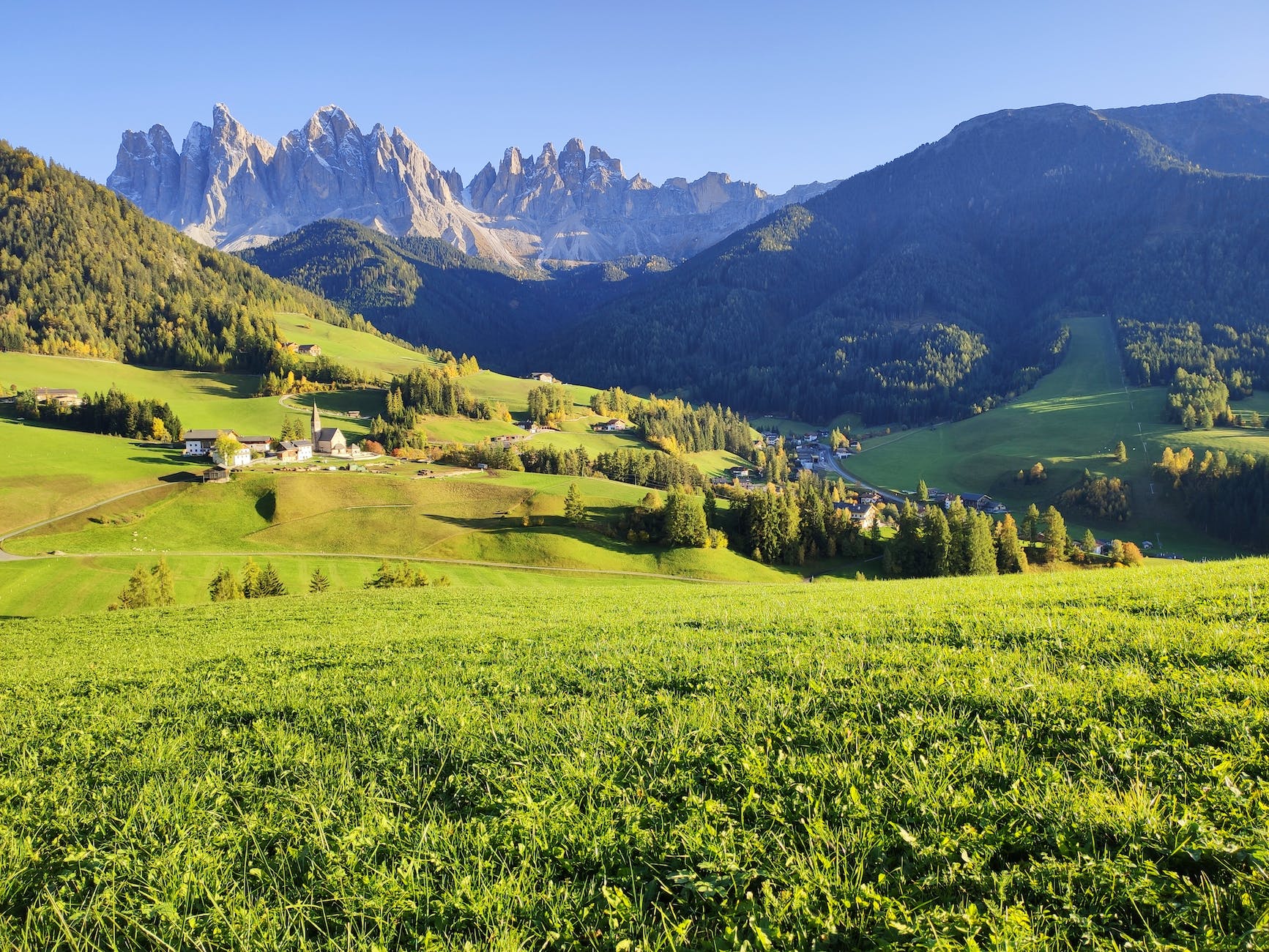 dolomites valley