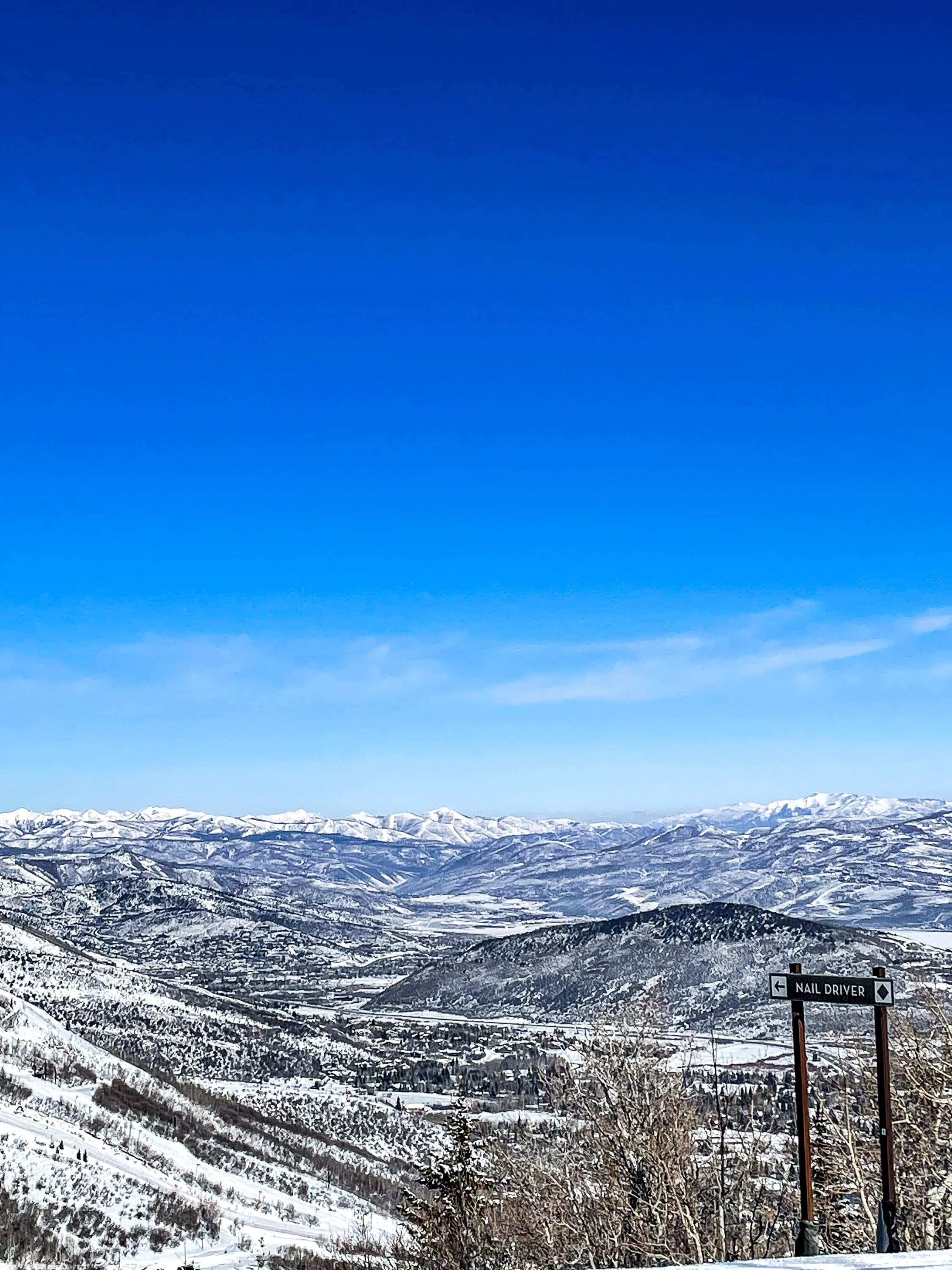 park city utah mountains