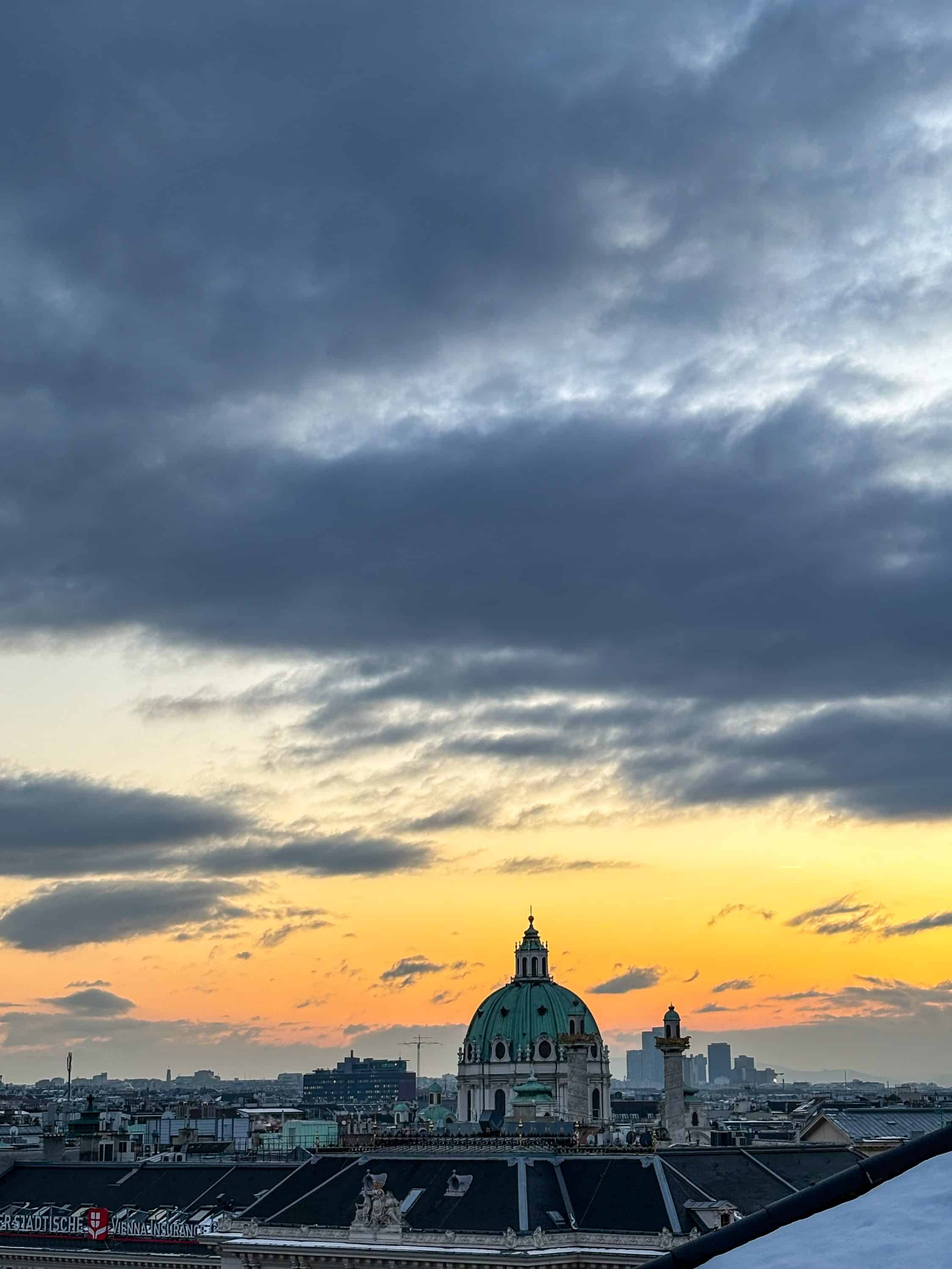 view from grand ferdinand vienna