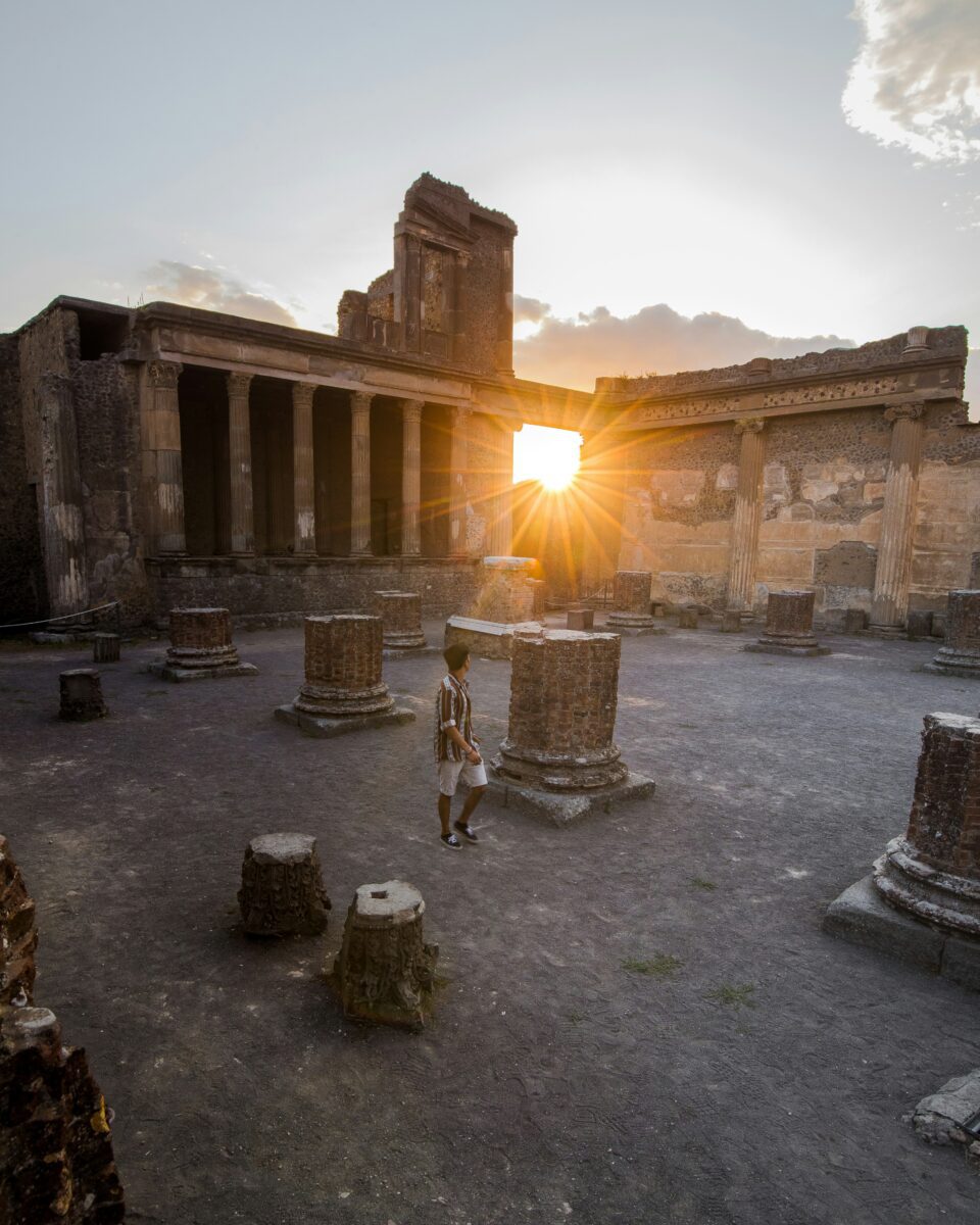 Pompeii sunset