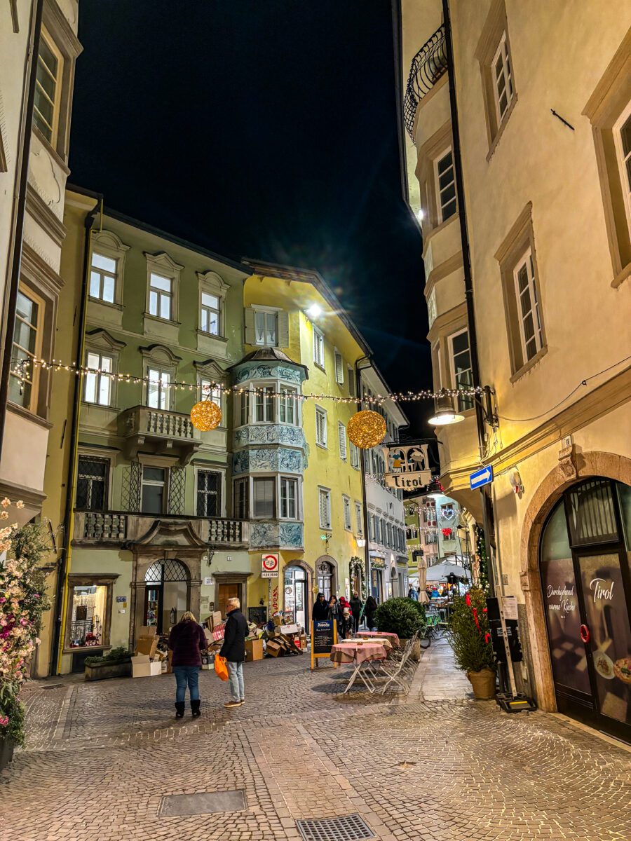 Bolzano at night