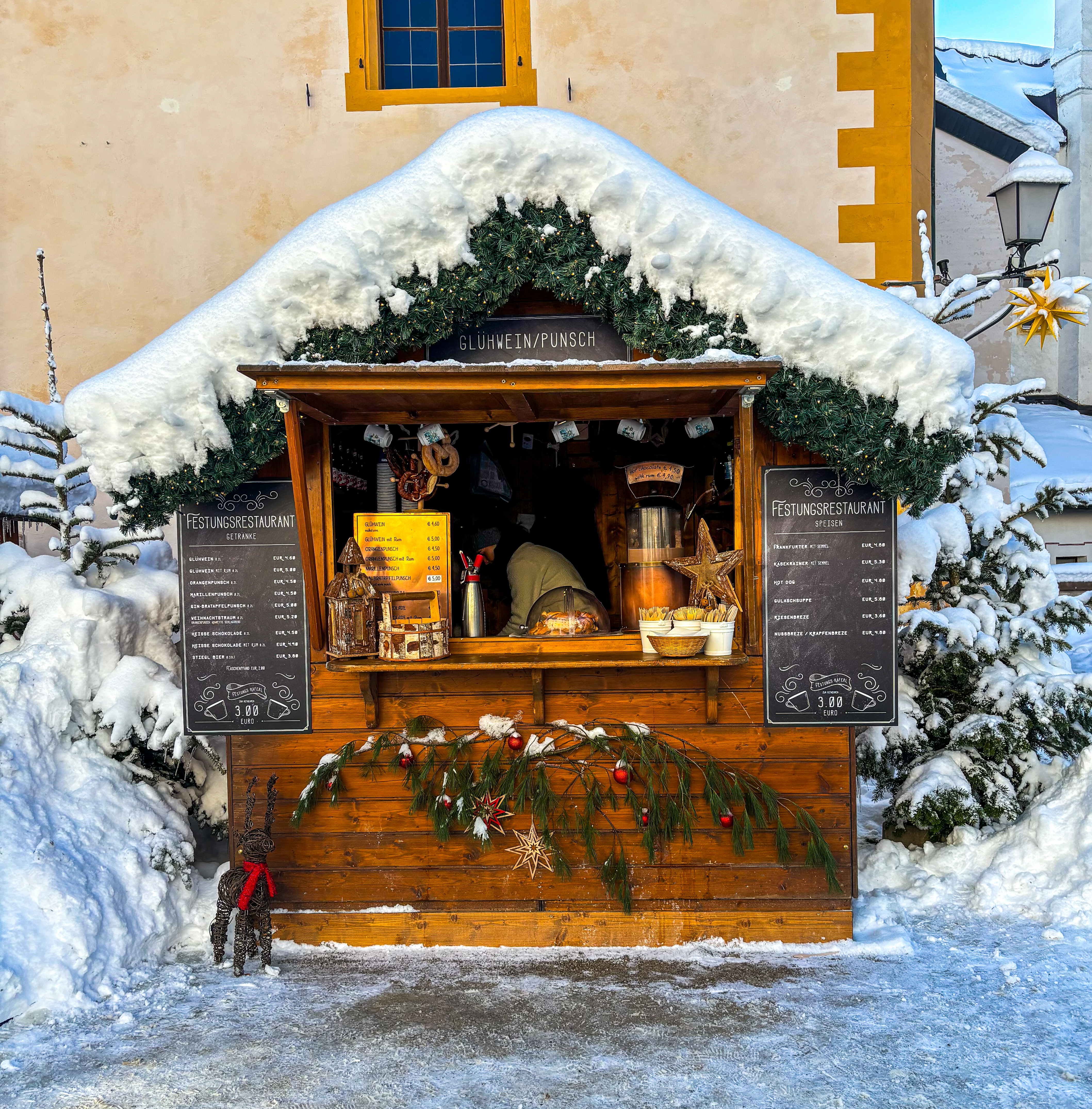 Salzburg Fortress Christmas Market