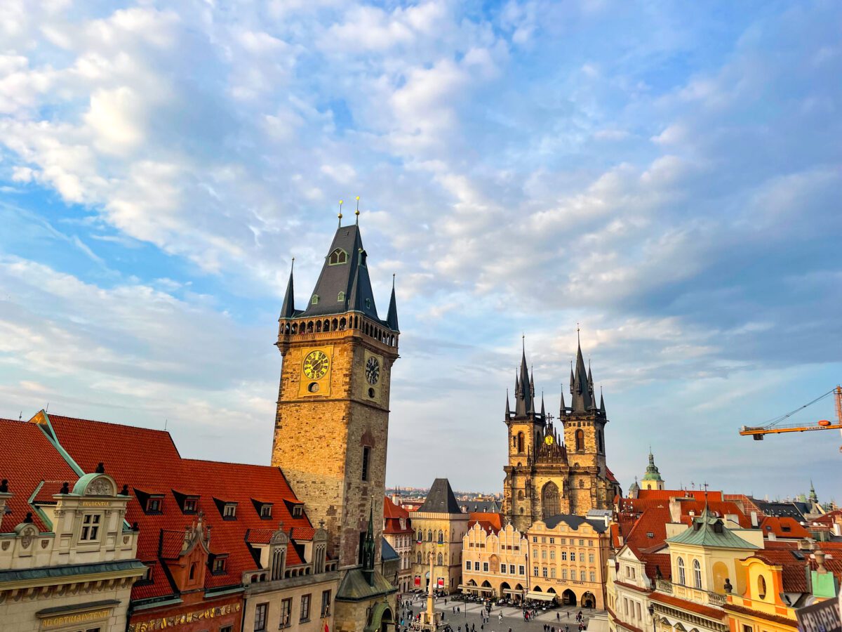 View from Hotel U Prince Rooftop Prague