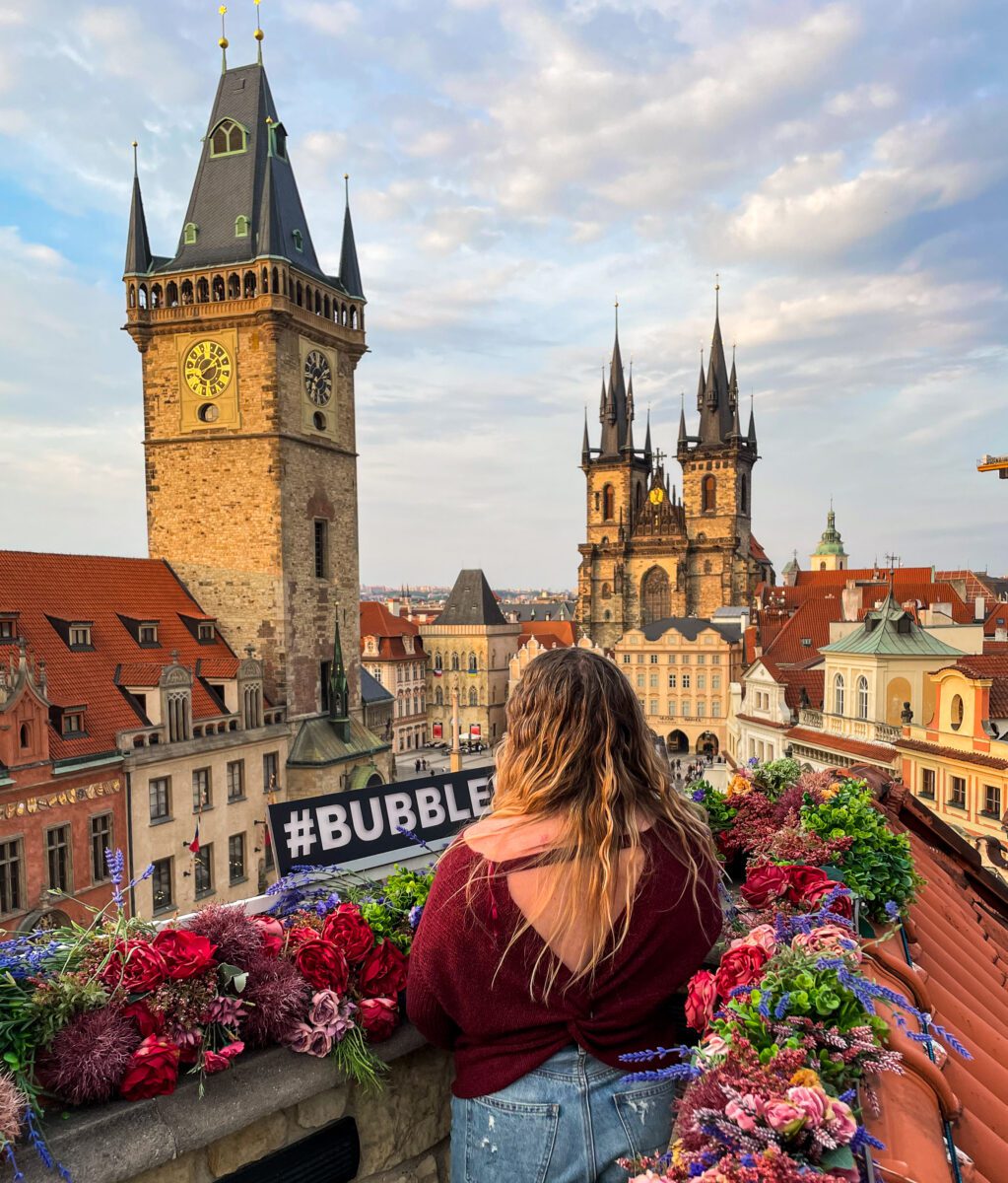 View from Hotel U Prince Rooftop Prague