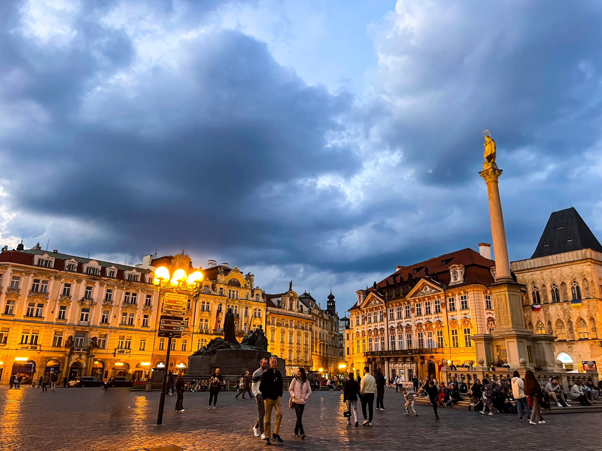 Prague Old Town Square Night