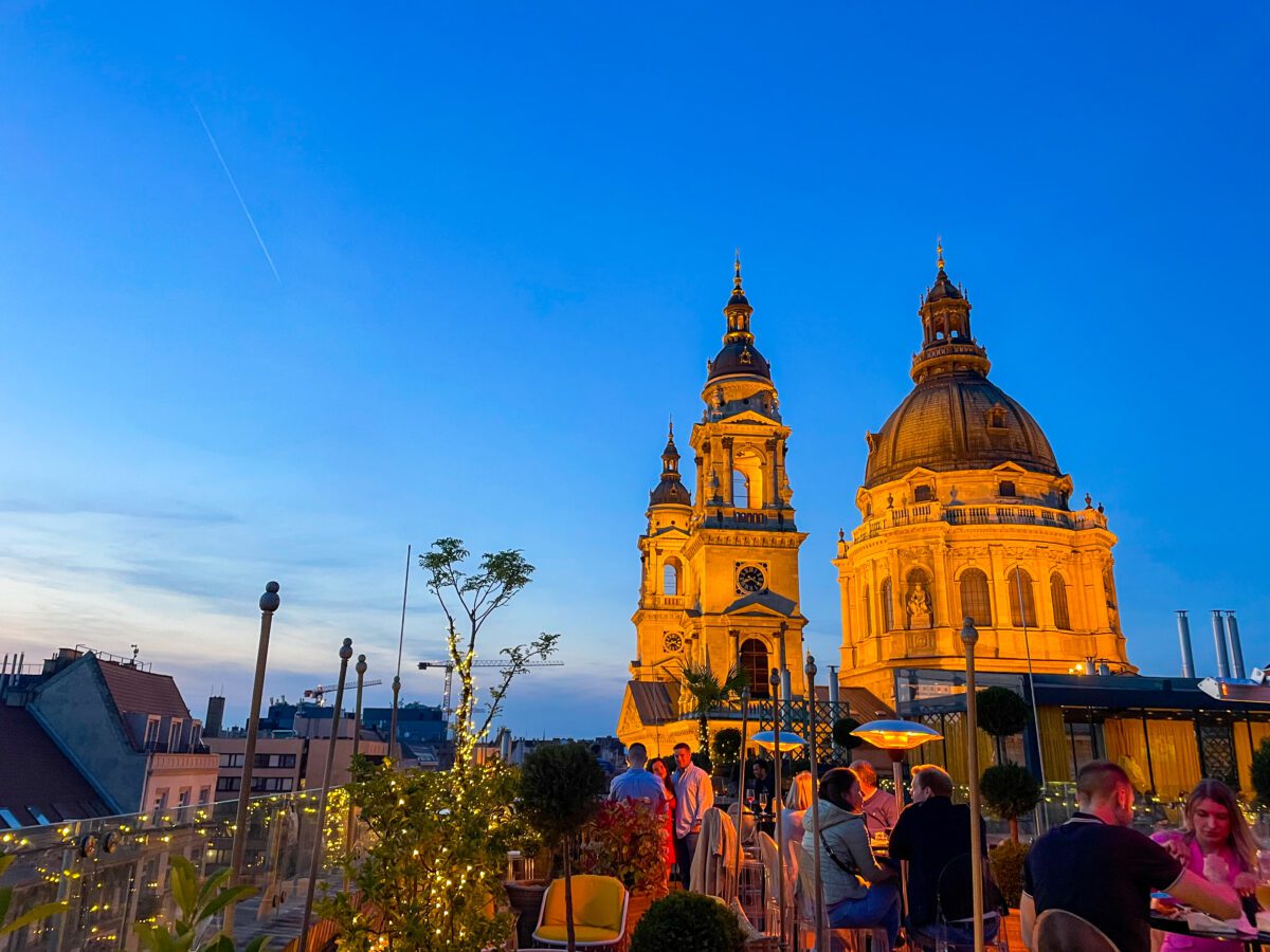 aria hotel rooftop Budapest