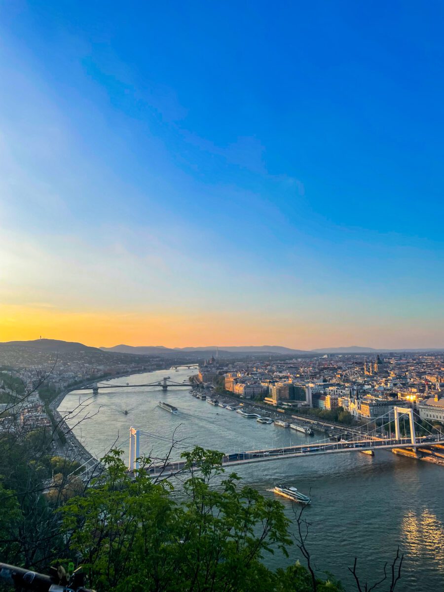Budapest Sunset Gellért Hill