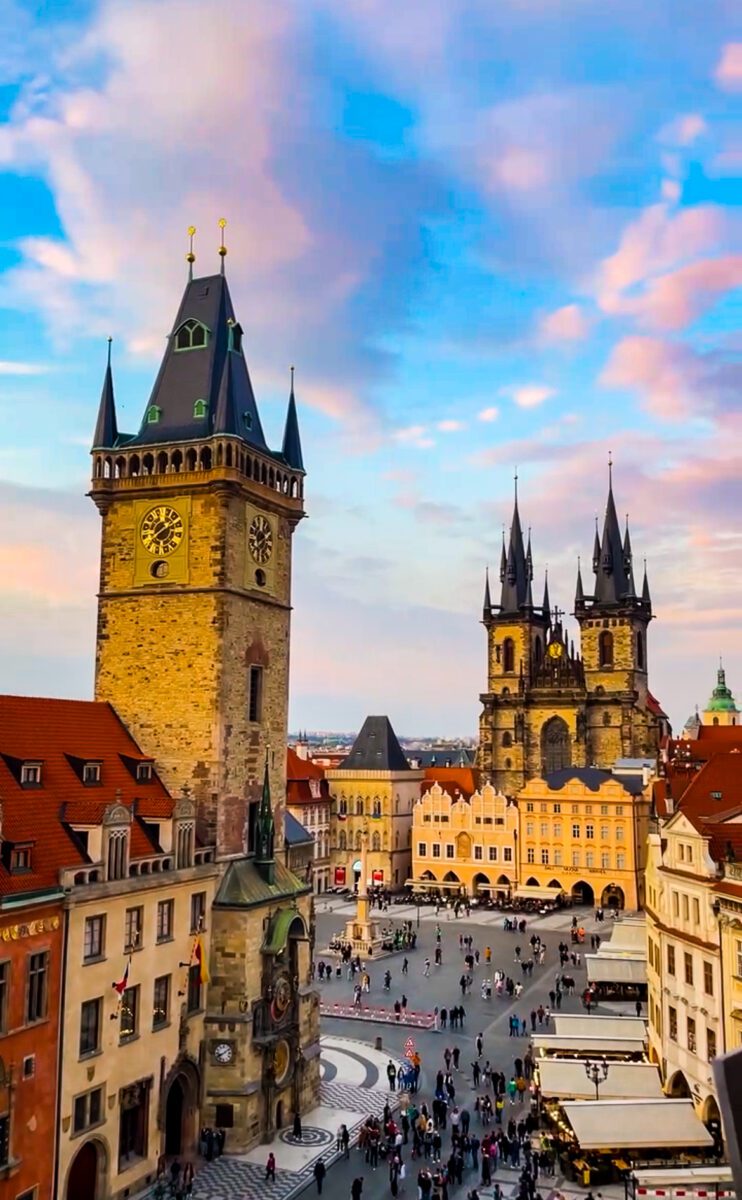 View from Terasa U Prince Rooftop Prague