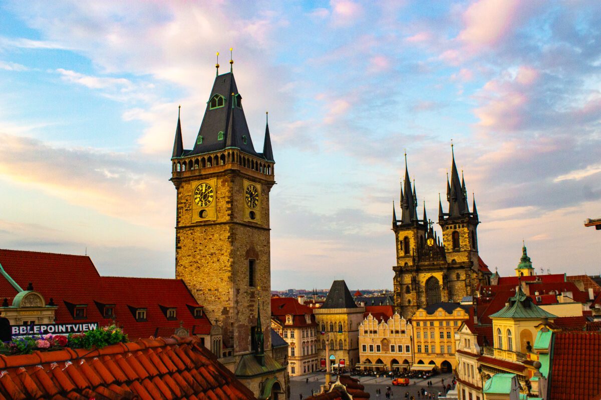 View from Terasa U Prince Rooftop Prague