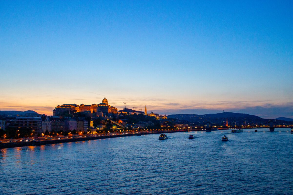 Budapest Sunset from Erzsébet Bridge