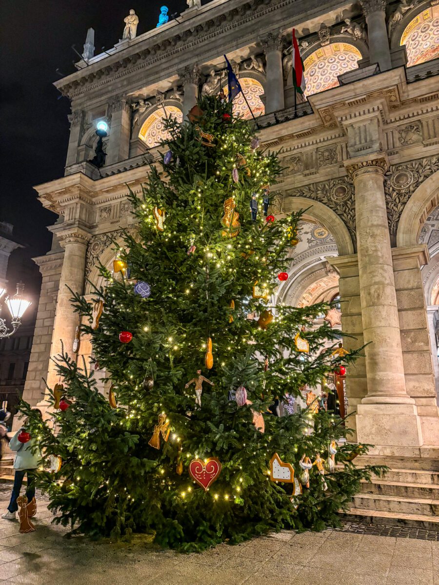 Budapest Opera House Christmas Tree