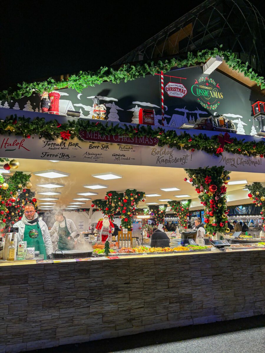 Budapest Christmas Market Stand