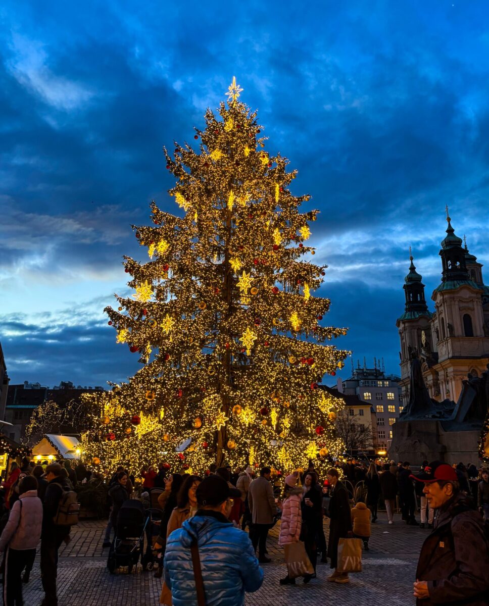 Prague Christmas Market Tree