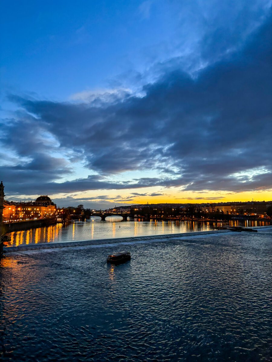 Prague Sunset from Charles Bridge