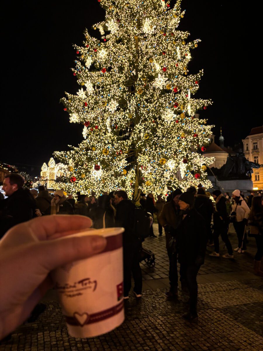 Prague Christmas Market Wine