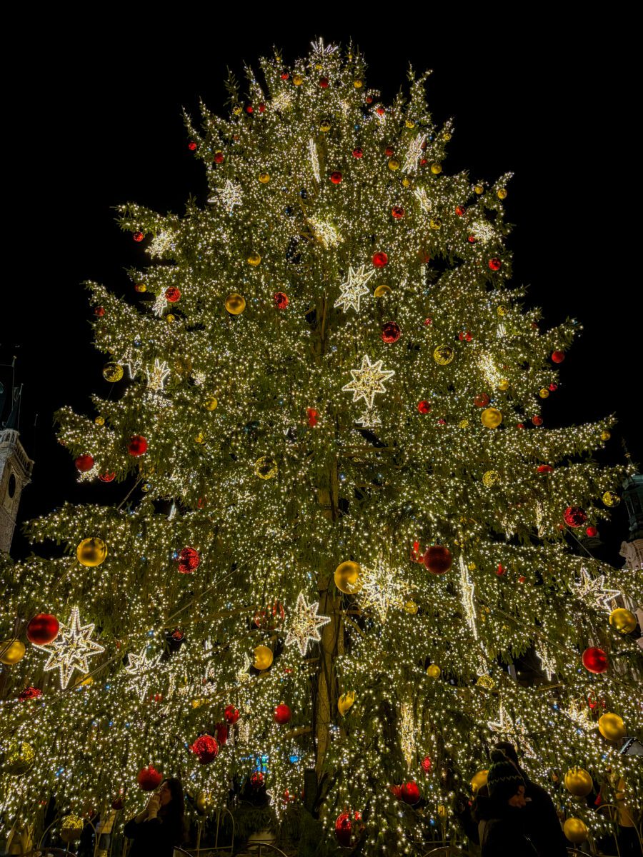 Prague Christmas Market Tree