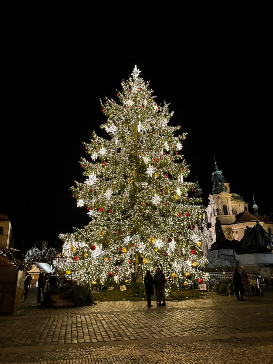 Prague Christmas Market Tree