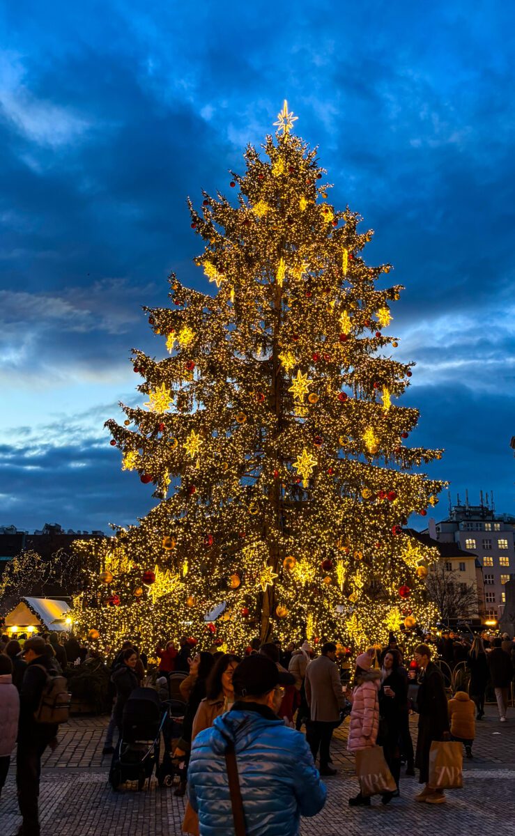 Prague Christmas Market Tree