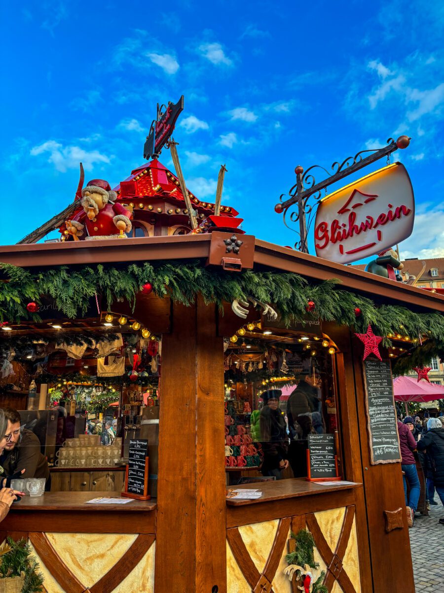 Dresden Christmas Market Glühwein Stall