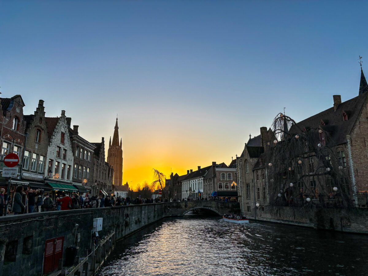 Rosary Quay Sunset Bruges