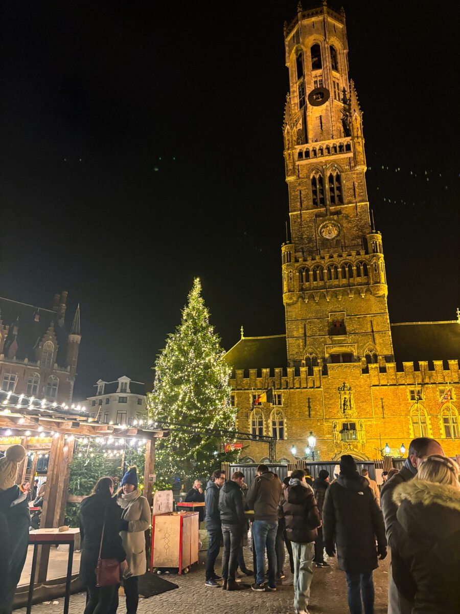 Bruges Christmas Market Belfort