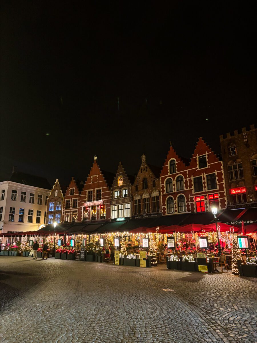 Market Square at Night Bruges