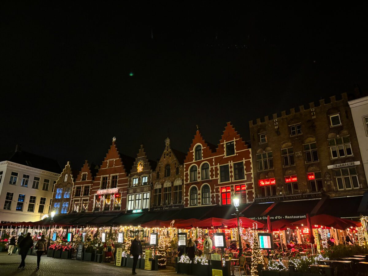 Market Square at Night Bruges