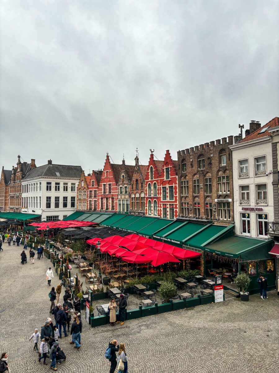 View from Historium Bruges Brewery