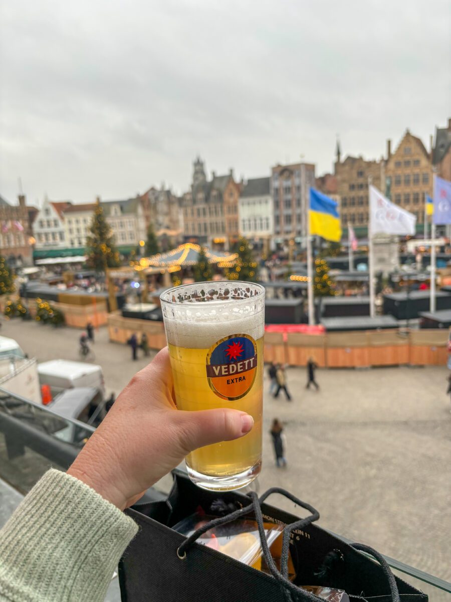 View from Historium Bruges Brewery